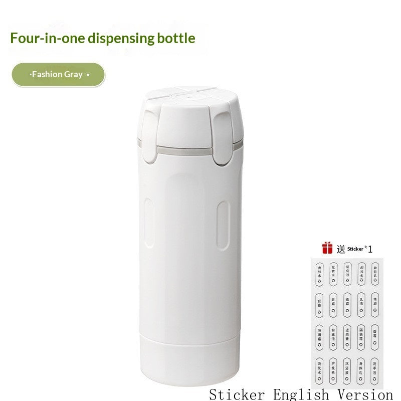 4 In 1 Travel Dispenser Portable Travel Bottles Leak Proof Leakproof Travel Container