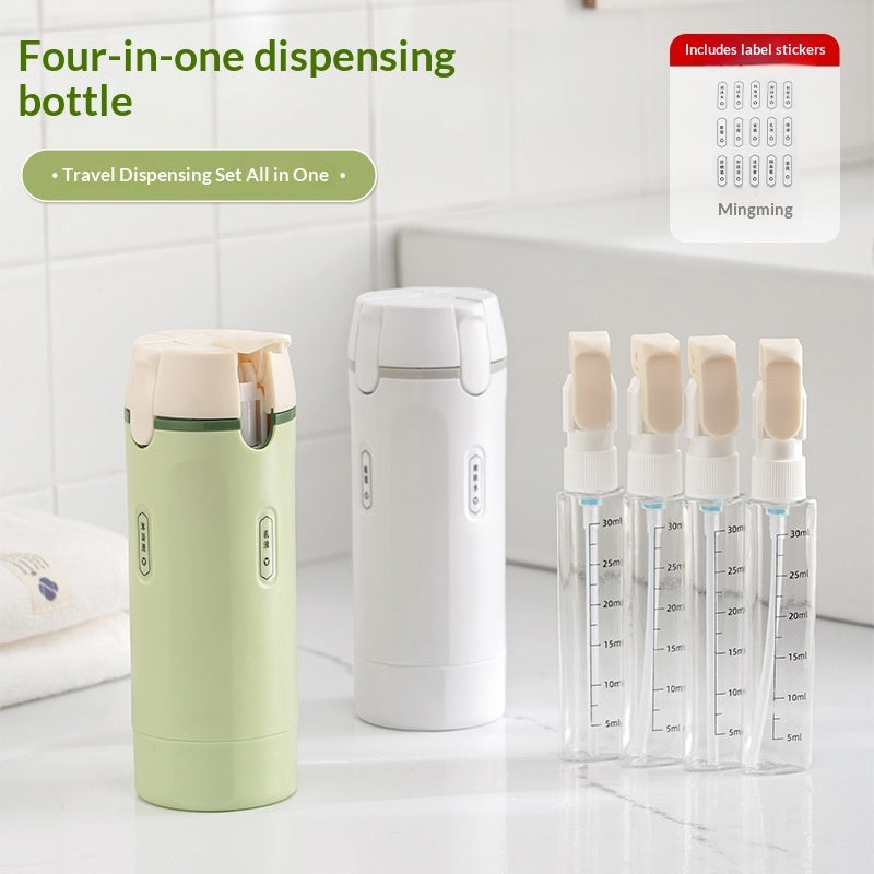 4 In 1 Travel Dispenser Portable Travel Bottles Leak Proof Leakproof Travel Container