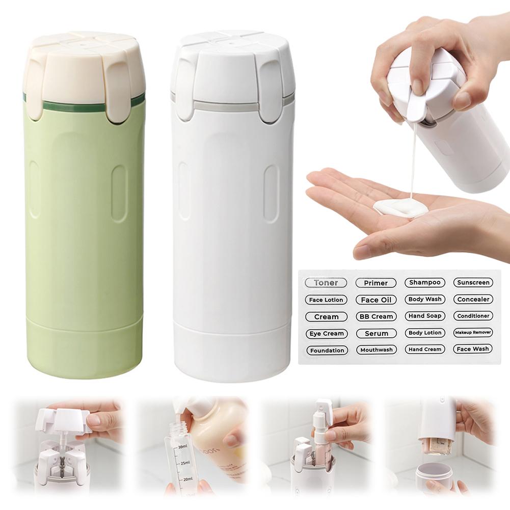 4 In 1 Travel Dispenser Portable Travel Bottles Leak Proof Leakproof Travel Container