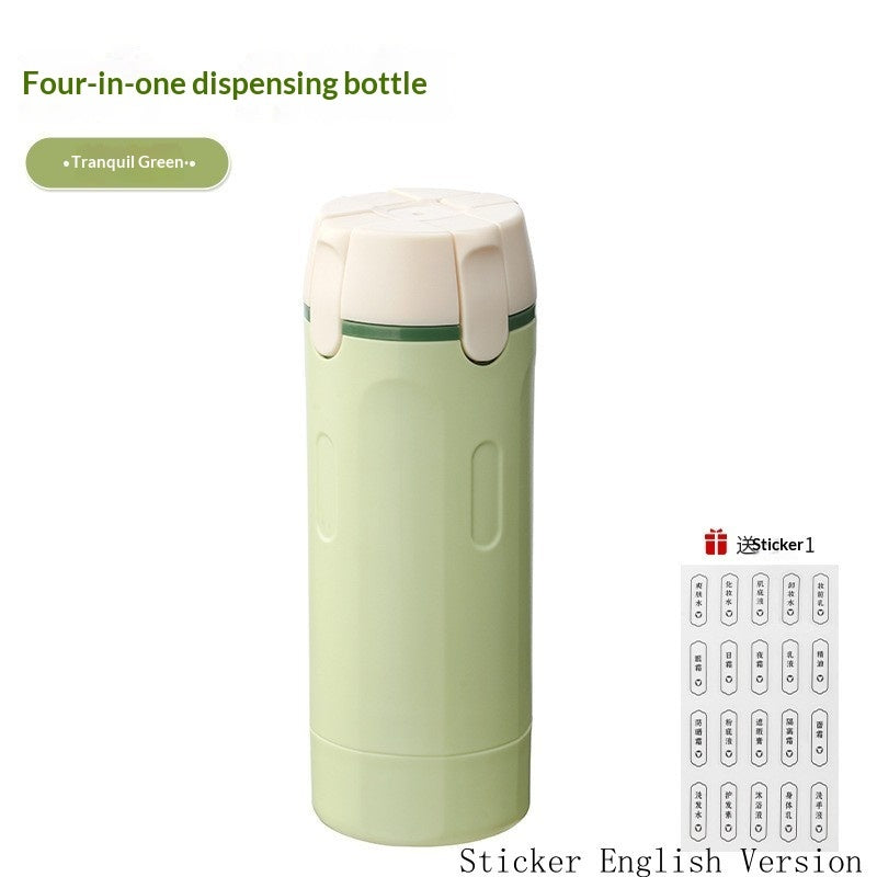 4 In 1 Travel Dispenser Portable Travel Bottles Leak Proof Leakproof Travel Container
